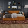 thumbnail image 2 of AFI Cambridge Wood Twin Size Daybed Frame with 2 Storage Drawers, Light Toffee, 2 of 13