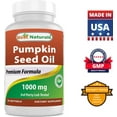 thumbnail image 7 of 3 Pack Best Naturals Pumpkin Seed Oil 1000 mg 90 Softgels, 7 of 7