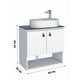 thumbnail image 5 of Mueble de Baño tipo Gabinete Flotante Madik color Blanco con Lavabo 102857, 5 of 5