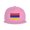 Pink, variant on Snapback Hat Armenian Flag Adjustable Flat Bill Brim Hat for Men Women Casual Wear Navy Blue