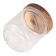 thumbnail image 2 of 500ML Wooden Lid Candy Jar High Borosilicate Transparent Glass Storage Tank Portable Food Grain Container (9x10.5cm Bottle with or without LOGO for Ra, 2 of 3