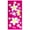 Plumeria Flowers-Pink, variant on JML 100% Cotton Beach Towel, Soft and Quick Dry, Skin Friendly Pool Towel (28"x58")