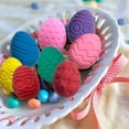 thumbnail image 5 of Easter Egg Chocolate Mold, 1 Pack 12 Cavity Easter Egg Silicone Molds for Chocolate, Easter Chocolate Silicone Mold Silicone Egg Molds for Easter Decorations, Rose, 5 of 8