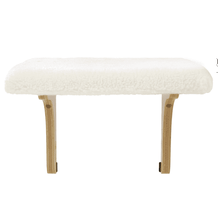 SmartyKat Paw Perch Padded Perch for Indoor Cats & Kittens Up to 15 Pounds, Easy Install, All Lifestages, Machine Washable Sherpa Cover, Cream