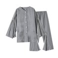 thumbnail image 4 of Ropa de enfermería postrada en cama, ropa de cuidado con cremallera, pantalones de recuperación fáciles de usar para primavera y otoño, pantalón postc M, 4 of 8