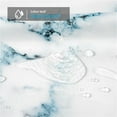 thumbnail image 4 of Extra Large Shower Curtain for Bathroom,Marble Shower Curtains, Waterproof & Anti-Rust Grommet (72x84 inch, Marine Blue), 4 of 6
