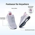 thumbnail image 6 of AOV GREEN LEAF Women Wide Toe Box Walking Shoes Athletic Tennis Shoes Orthotic Running Fashion Sneakers for Gym Jogging Workout, Size 6-11, 6 of 13