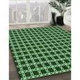 thumbnail image 3 of Ahgly Company Machine Washable Indoor Round Transitional Green Area Rugs, 4' Round, 3 of 7