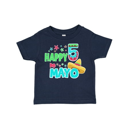 

Inktastic Happy Cinco De Mayo- Sombrero Gift Toddler Boy or Toddler Girl T-Shirt