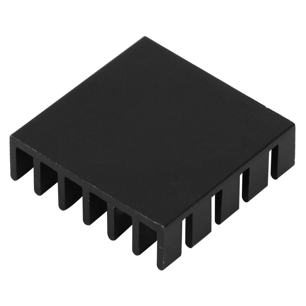 10PCS Circuit Board Chip Aluminum Cooling Fin Heat Sink Cooler Black