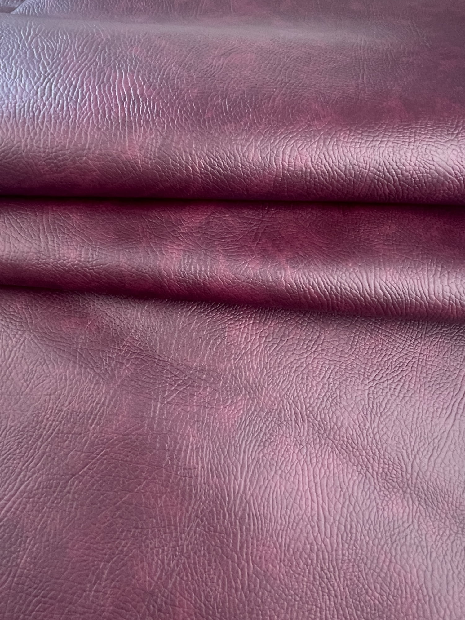 Minerva Heavy Fire Retardant Faux Leather Fabric Wine - per yard