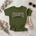 thumbnail image 6 of Fourth Grade Camo Shirt for Boys and Girls Back to School Woodland Camouflage Kids Tee Military Green Shirt 5-6, 6 of 8