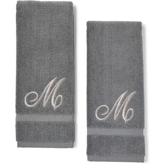 Personalized Lyra Towel Set with Monogrammed Initials, Bath Towel Set