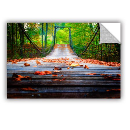 Artwall Wooden Swinging Bridge By Julie Mann Sperry Wall
