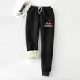 thumbnail image 1 of Qertyioot 2024 Nouvel An Réinitialisation Mode Décontractée Imprimée Span Taille Haute Garde au Chaud Pantalon Long Leggings, 1 of 4