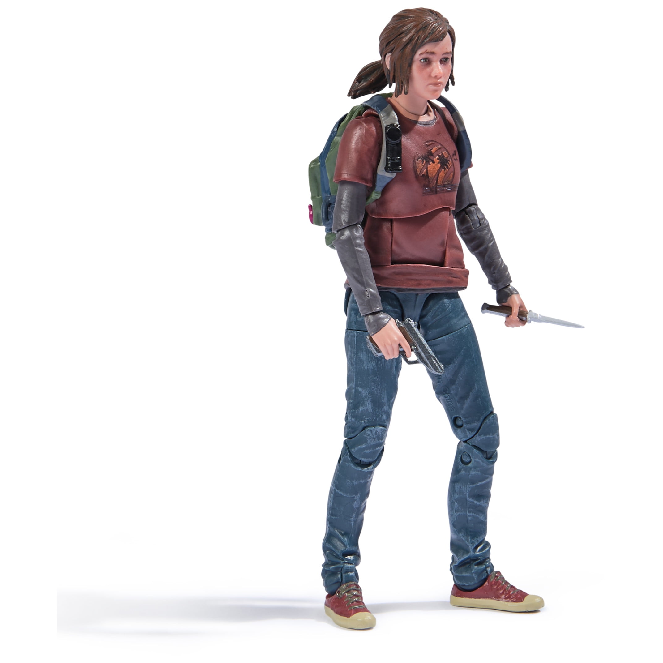 PlayStation The Last of Us, 2-Pack 6” Joel & Ellie Action Figures with 19 Accessories, 17+