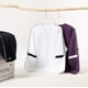 thumbnail image 3 of Heavyweight cotton patchwork sleeve crew neck sweatshirt for men and women, casual pullover sweatshirt for spring and autumn., 3 of 4
