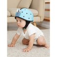 thumbnail image 5 of Casco a prueba de golpes para bebés Casco protector de seguridad para bebés - Protección ajustable para la cabeza contra golpes Casco para niños Sombrero anticolisión de seguridad (Azul), 5 of 5