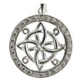 thumbnail image 3 of JOYARIS Medalla Nudo De Bruja Con Zirconias De Plata Solida Ley 925 DM-0001048, 3 of 3