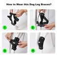 thumbnail image 7 of Dog Leg Braces, Dog Hock Joint Brace with Two Metal Spring Inserts, Dog Hock Splint for Fractures, Wound Healing, Sprains and Canine Arthritis S, 7 of 7