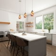thumbnail image 4 of Aiwen Modern Pendant Light Marble Grain Glass Hanging Ceiling Lamp Industrial Handcrafted Lighting, 4 of 10