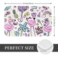 thumbnail image 2 of Kdxio Summer with Flamingo,16" x 24", Non-Slip Front Door Mats,Outdoor Welcome Mat Washable, 2 of 9