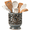 Gray & Blue & Brown, variant on Ceramic Kitchen Utensil Holder with Openwork Floral Design and Cork Base, Countertop Utensil Crock