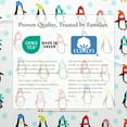 thumbnail image 4 of Great Bay Home Christmas Flannel Sheet Set - 100% Turkish Cotton - Double Brushed - Twin, Penguins, 4 of 6
