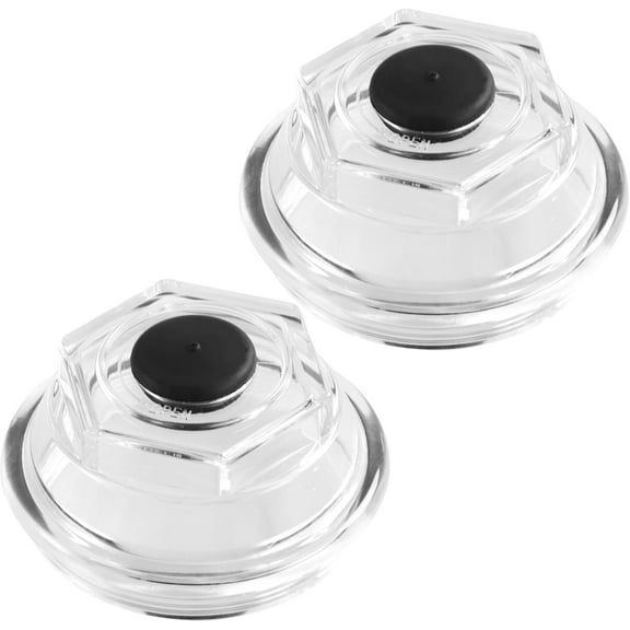 Oil Bath Dust Caps 3.5" 12 Thread Trailer Axle Plastic Cover Compatible with Dexter 9K 10K 8-415 8-430 General Duty Axles 2PCS Replace#: K71-704-00