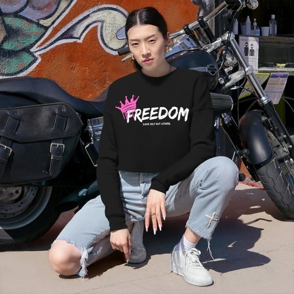 Freedom Women's Cropped Sweatshirt