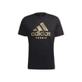 thumbnail image 4 of Adidas Men's Camouflage Logo Printing Tennis Sports Round Neck Short Sleeve HB2744 T-Shirt Black UK S, 4 of 4