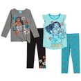 thumbnail image 1 of Disney Moana Toddler Girls T-Shirt and Leggings 4 Piece Outfit Set Toddler to Little Kid, 1 of 5
