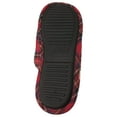 thumbnail image 2 of Dearfoams Mens Red Christmas Plaid Papa Bear Slippers Scuffs House Shoes S 7-8, 2 of 2