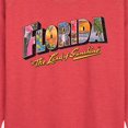 thumbnail image 2 of Instant Message - Florida Postcard  - Women's Lightweight French Terry Pullover, 2 of 6