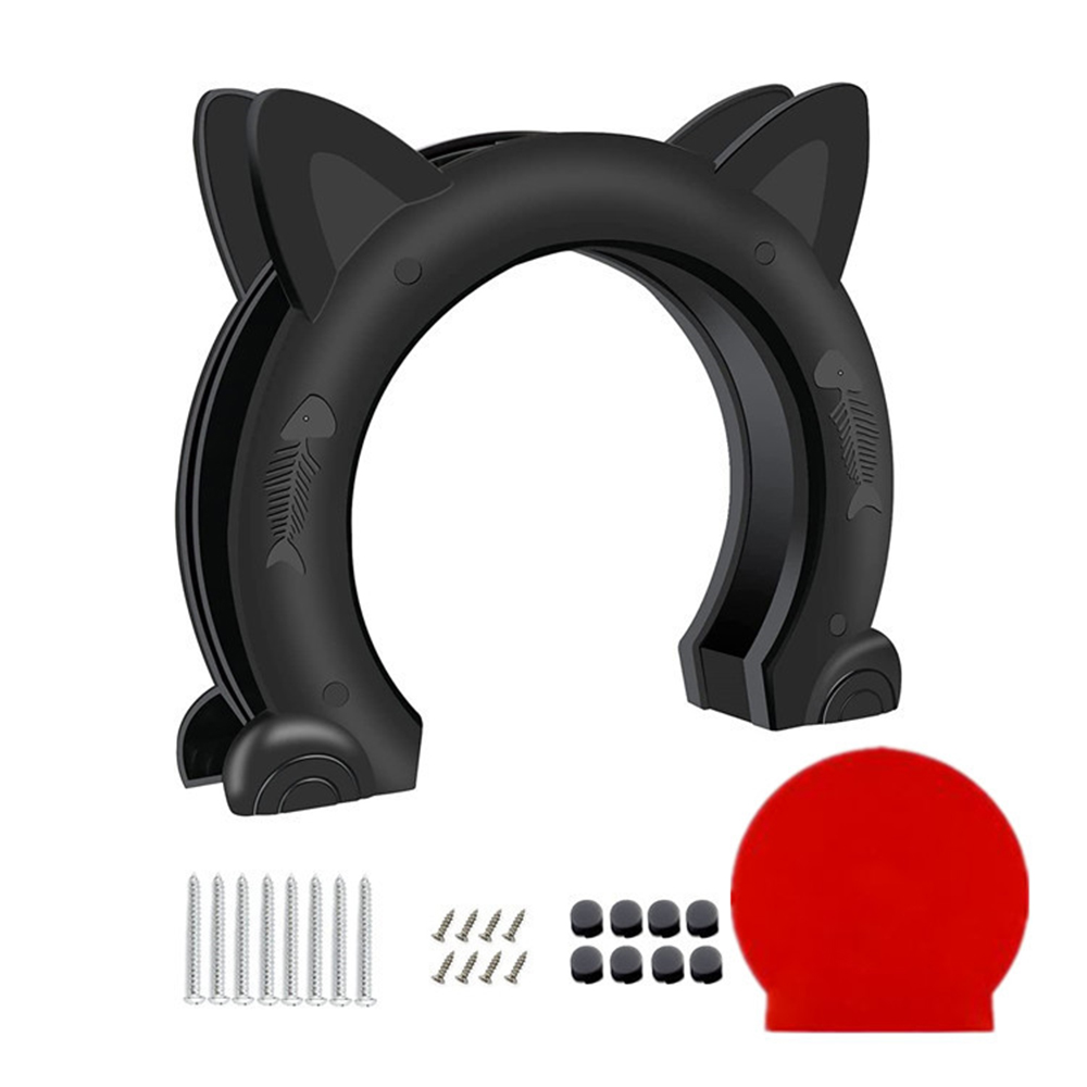 Innerwin Puppy Dog Doors For Interior Door Cat Plastic Fish Bone Pass Through Opening Bathroom