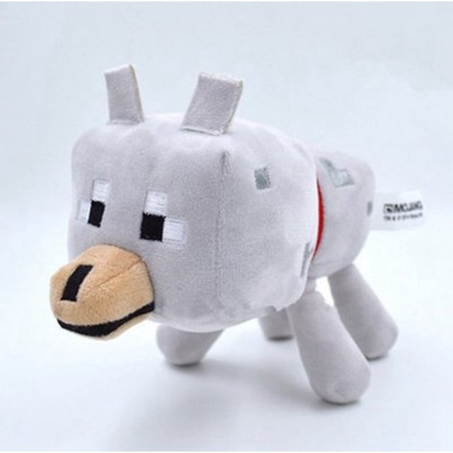 Muñeco de peluche de Animal de Minecraft, muñeco de colección suave, cerdo, Enderman, Creeper, oveja, 1 unidad