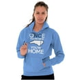 thumbnail image 4 of North Carolina You're Home Here Cute Unisex Plus Fleece Graphic Hoodie Brisco Brands 3X, 4 of 5