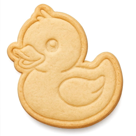 Baby Duck Cookie Cutter & Stamp 4x3.69" for Baking & Fondant Clay Embosser