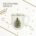 thumbnail image 6 of Spode Christmas Tree Cafe Mug - 14 Oz Ceramic Holiday Coffee Mugs for Tea, Hot Chocolate, Lattes - Festive Design with Santa and Christmas Tree Motif - Microwave & Dishwasher Safe, 6 of 7
