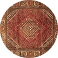thumbnail image 1 of Ahgly Company Indoor Round Persian Brown Traditional Area Rugs, 6' Round, 1 of 4