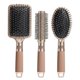 thumbnail image 1 of Juego de cepillos para el cabello con cepillo de masaje desenredante de nailon (dorado) JAMW Sencillez, 1 of 5