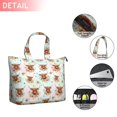 thumbnail image 2 of Colorful Highland Cow Flower Pattern Travel Tote Bags for Women Carry On,Large Weekender Bags for Women Travel,Multi Functional Duffle Bag for Work,Shopping,Sports, 2 of 5
