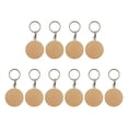 thumbnail image 5 of Almencla 10Pcs Key Tag Collectible Accessories DIY Decoration Unfinished Wood Keyring B, 5 of 8
