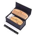 thumbnail image 4 of Kit de Peine y Cepillo de madera Estuche Edición Especial Incluye 3 frascos de Loción Mas Barba JYE Natural, 4 of 7