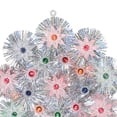thumbnail image 5 of Northlight 8" Pre-Lit Silver Retro Starburst Christmas Tree Topper - Multicolor Lights, 5 of 6