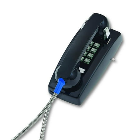 UPC: 0048044003311 | Cortelco 255400AHC20M Wall Corded Phone with Metal Cradle ITT2554AHCBK