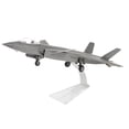 thumbnail image 5 of Rushawy 1:72 Craft Building Model Kits Table Scene 4D Plane Model Airplane Miniature for Gray, 5 of 8