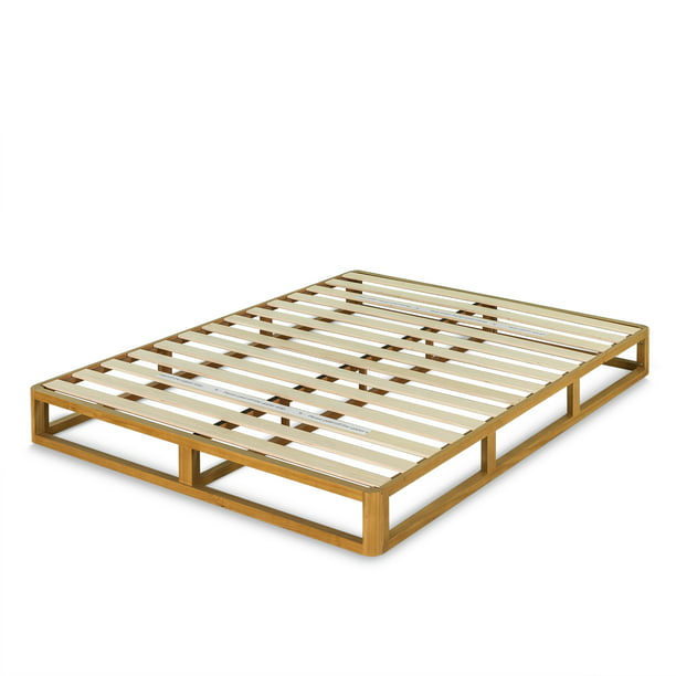 Zinus Platform 8 Wood Bed Frame, Sunken Mattress Bed Frame