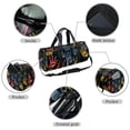 thumbnail image 2 of Pray Yoga Bag Carry on Bag Sports Bag Travel Tote 17.7 Inches with Interior Zipper Pocket Large Capacity, 2 of 6