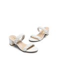 thumbnail image 3 of Sandalias de Tacón Grueso con Tiras Trenzadas para Mujer DREAM PAIRS, 3 of 6